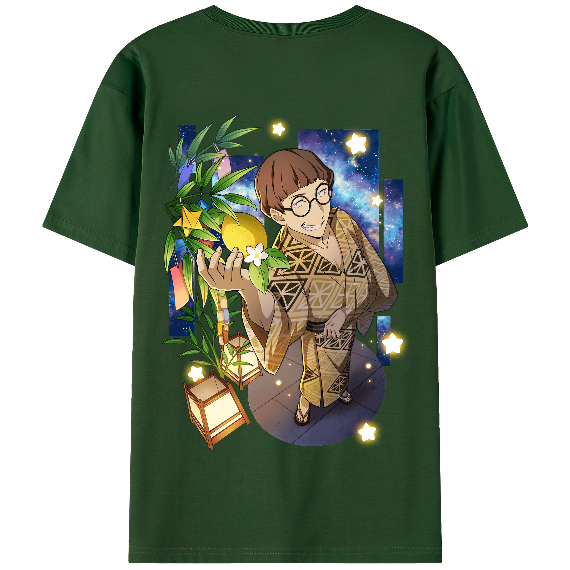 （画像用） 文豪ストレイドッグス Bungo Stray Dogs 綿100％半袖Tシャツ（背面プリント）